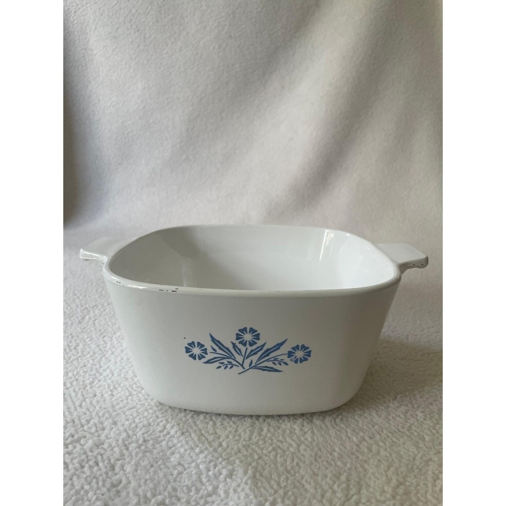 Vintage 69-72 Corning Ware 1.75 Quart‎ Casserole Dish Blue Cornflower P-1 3/4-B